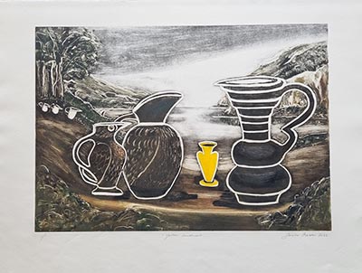 Yellow Landmark, 2022, Joanna Fieldes