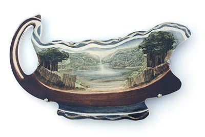 A Fence Apart, (w500mm, h300mm), 2024, Joanna Fieldes