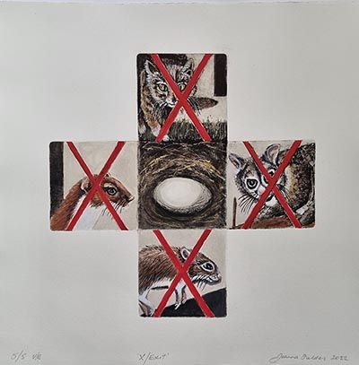 X Exit, 2022, Joanna Fieldes