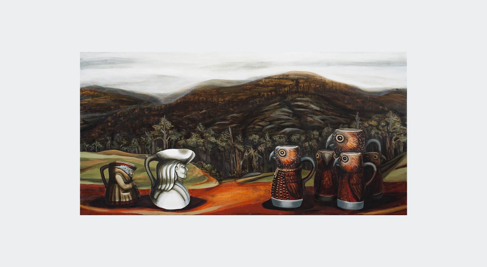 Landscope 2019, oil on linen, artist Joanna Fieldes