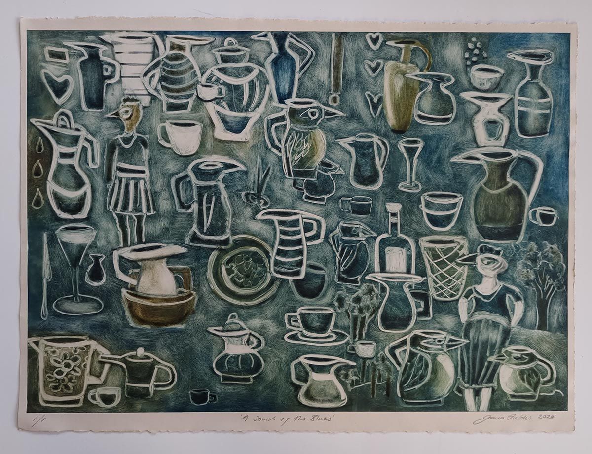 A Touch of the Blues, 2020, Joanna Fieldes
